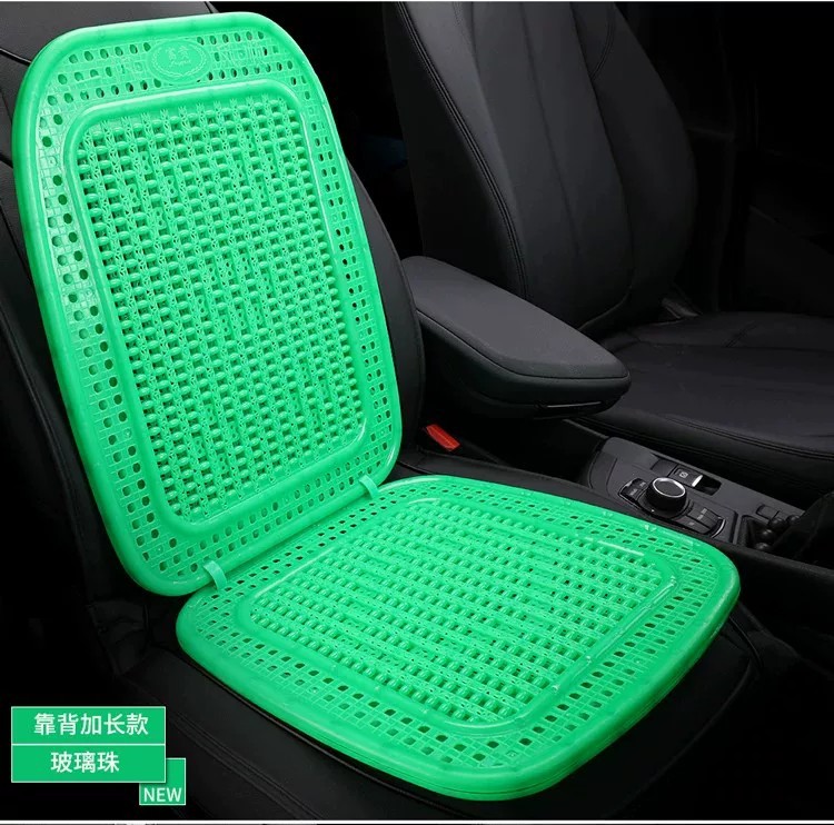 Car seat cushion, summer cooling pad, ventilated and breathable, specialized for trucks, forklifts, vans, forklifts, and excavators, double-layer seat