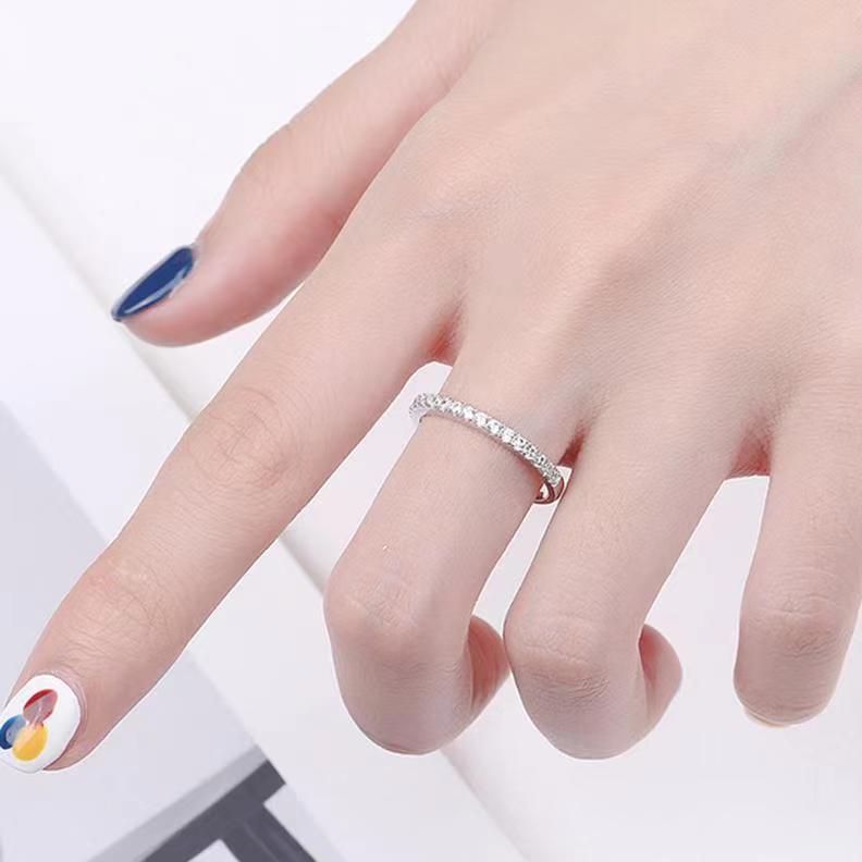 Fashion Sterling Silver All-Match Ring 1