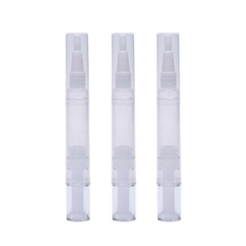 En stock pintura pluma dedo aceite embalaje pluma gris uñas Fundación material de embalaje líquido uñas nutrición pluma esmalte uñas material de embalaje