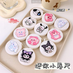 Cartoon mini tape measure portable metric/feet double ruler multi-functional measurement measurements height meter household telescopic soft ruler