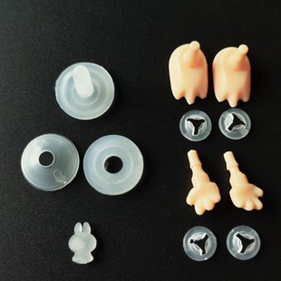 Cross-Border Doll Rotating Joint Hand and Foot Accessories Plastic Suitable for Labubu Hand and Foot Accessories Labubu Third Generation Hand and Foot