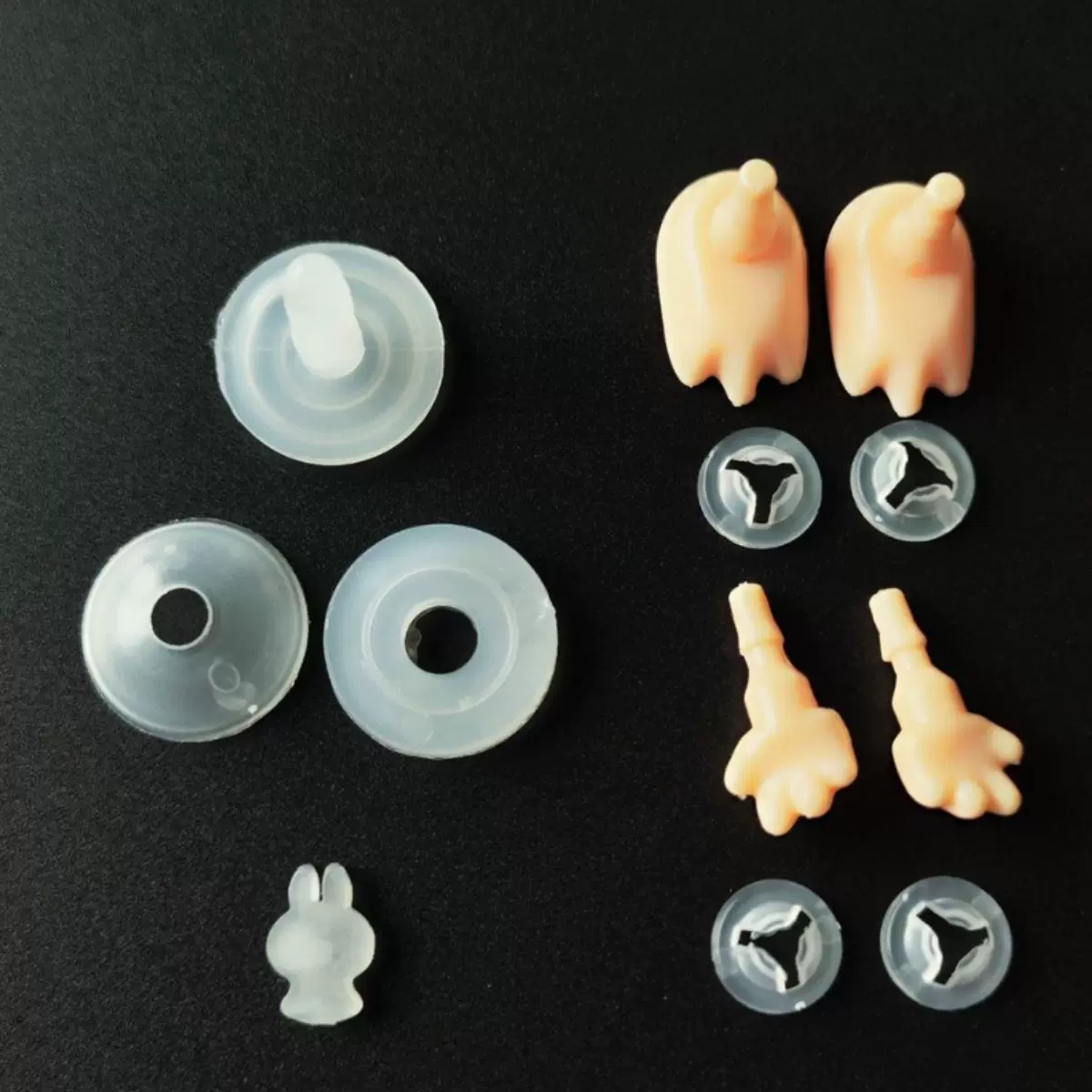 跨境玩偶旋转关节手脚配件塑料适用LABUBU手脚配件拉布布三代手脚