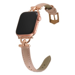 Подходит для Apple Watch applewatch7 поколения Универсальный ремешок SE/65432 тонкая кожа D Пряжка мягкая