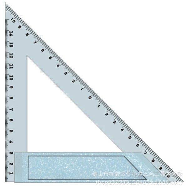 50 см многофункциональная коническая треугольная линейка поставляет линейку из плексигласа