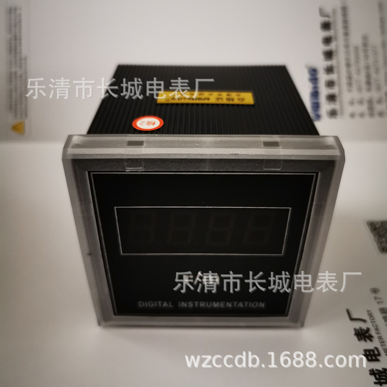 单相数显转速电压测量仪表 SX6  1999r/m 10V AC110V 长城电表厂