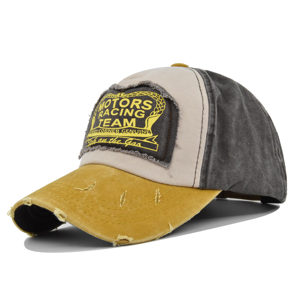 Graffiti Motors Printed Baseball Cap With Duckbill Design_voghion.com