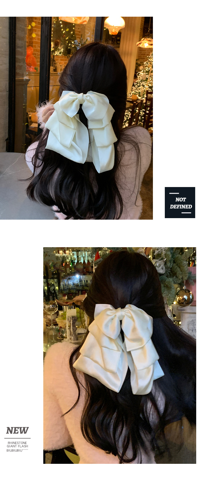 Women's Sweet Simple Style Bow Knot Cloth Hair Clip Hair Claws display picture 1