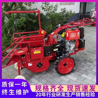 手扶式玉米收割机 小型扒皮收获机 单垄掰棒子机