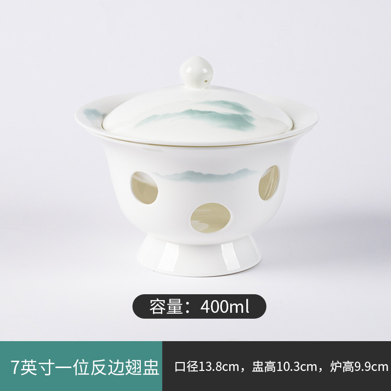 7inch 입 가열 스튜 냄비