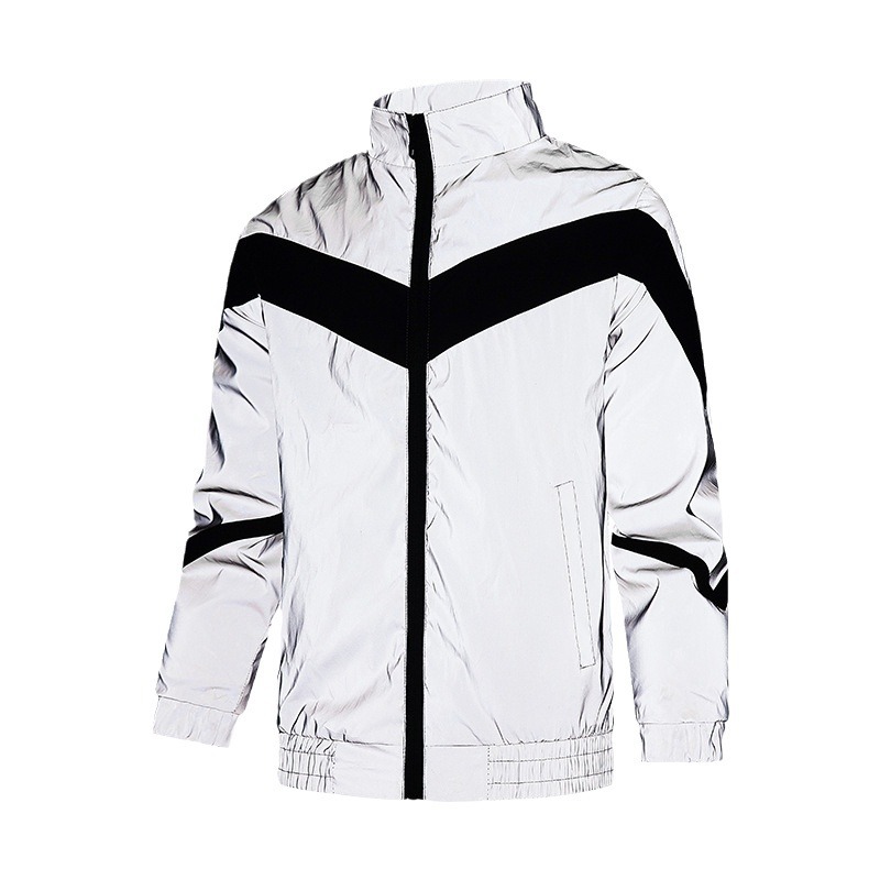 Abbigliamento maschile giacca sottile abbinata uomo primavera e autunno versione coreana colletto alto giacca sportiva con cappuccio larga fitness_voghion.com