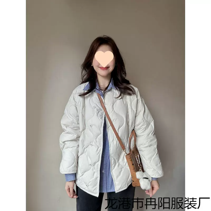 短款白色羽绒服女外套白鸭绒秋冬季2024年新款超好看设计感小个子