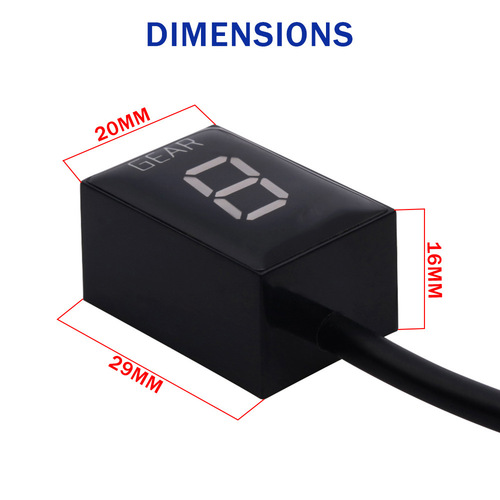 Applicable to Honda CBR300, CBR500, and CBR600 motorcycles LED gear indicator gear position display