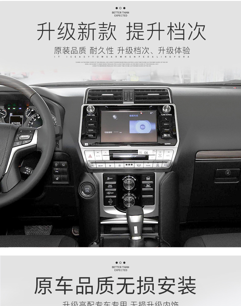 Suitable for 2018 Toyota Prado 10.1inch vertical screen Android smart navigation system with large display