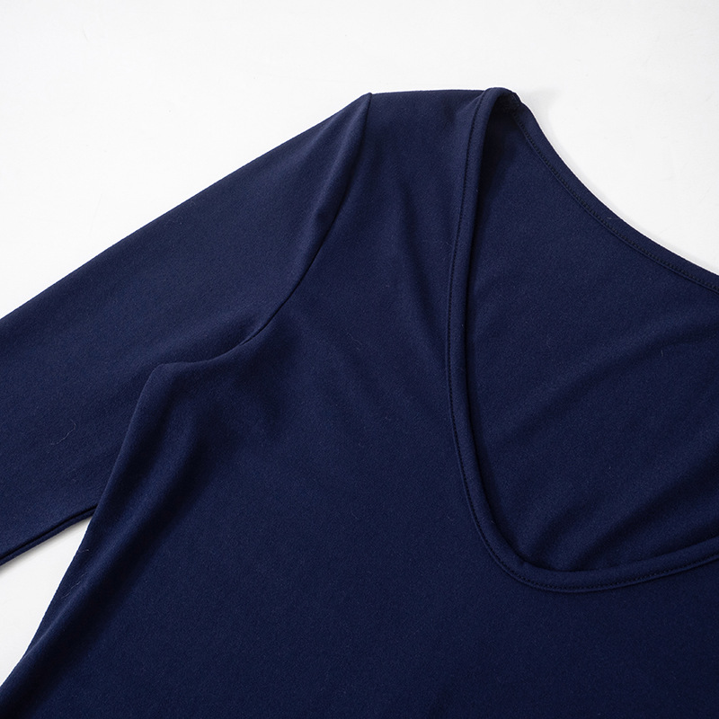 Women Clothing Trend Elegant Charming Long Sleeve V neck Short Puffy