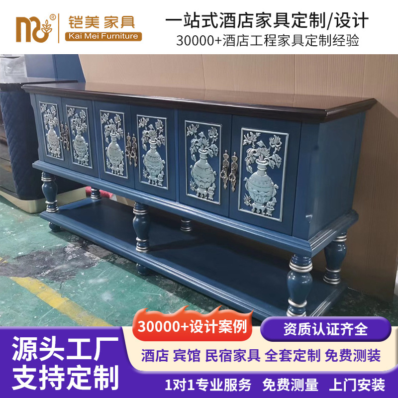 Zhefei Hotel Furniture, Hotel-Specific Bed, Standard Room, Full Set of Apartment, B&B, Guest Room Bed, Rental Room Cabinet Furniture