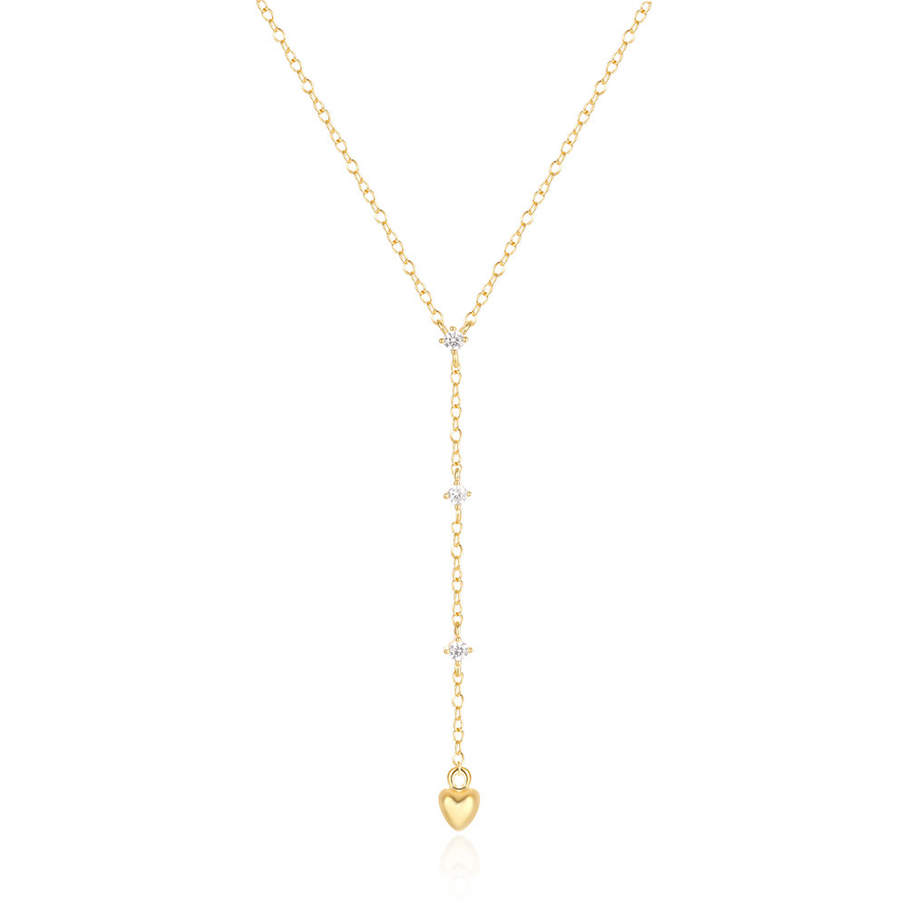 forma de corazón dorado