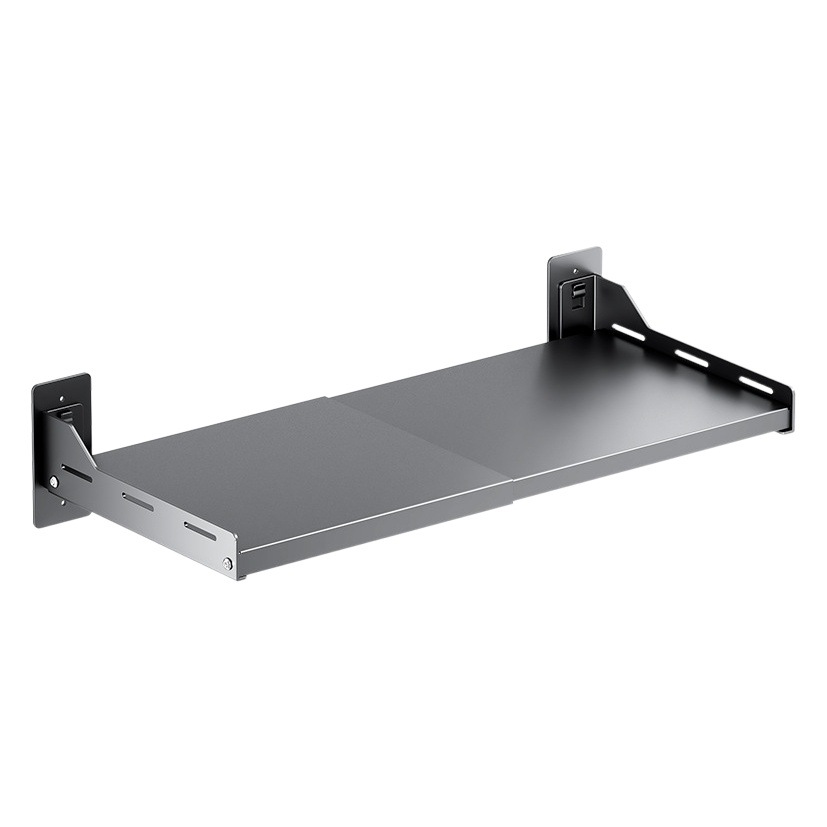 Retractable Kitchen Microwave Oven Rack, No-Drill Wall-Mounted Oven Shelf, Household Wall-Mounted Storage Rack