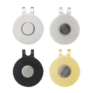 Golf Accessories Metal Hat Clip Magnetic Multifunctional 25mm Marker Coin Blank Ball Position Marker Hatclip