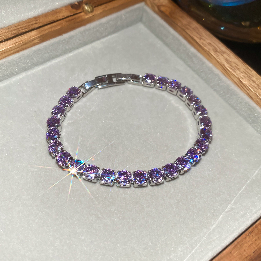 Pulsera de flores cuadrada geométrica de piedra de silicio lujosa pulsera de alta calidad temperamento exquisito personalidad joyas al por mayor