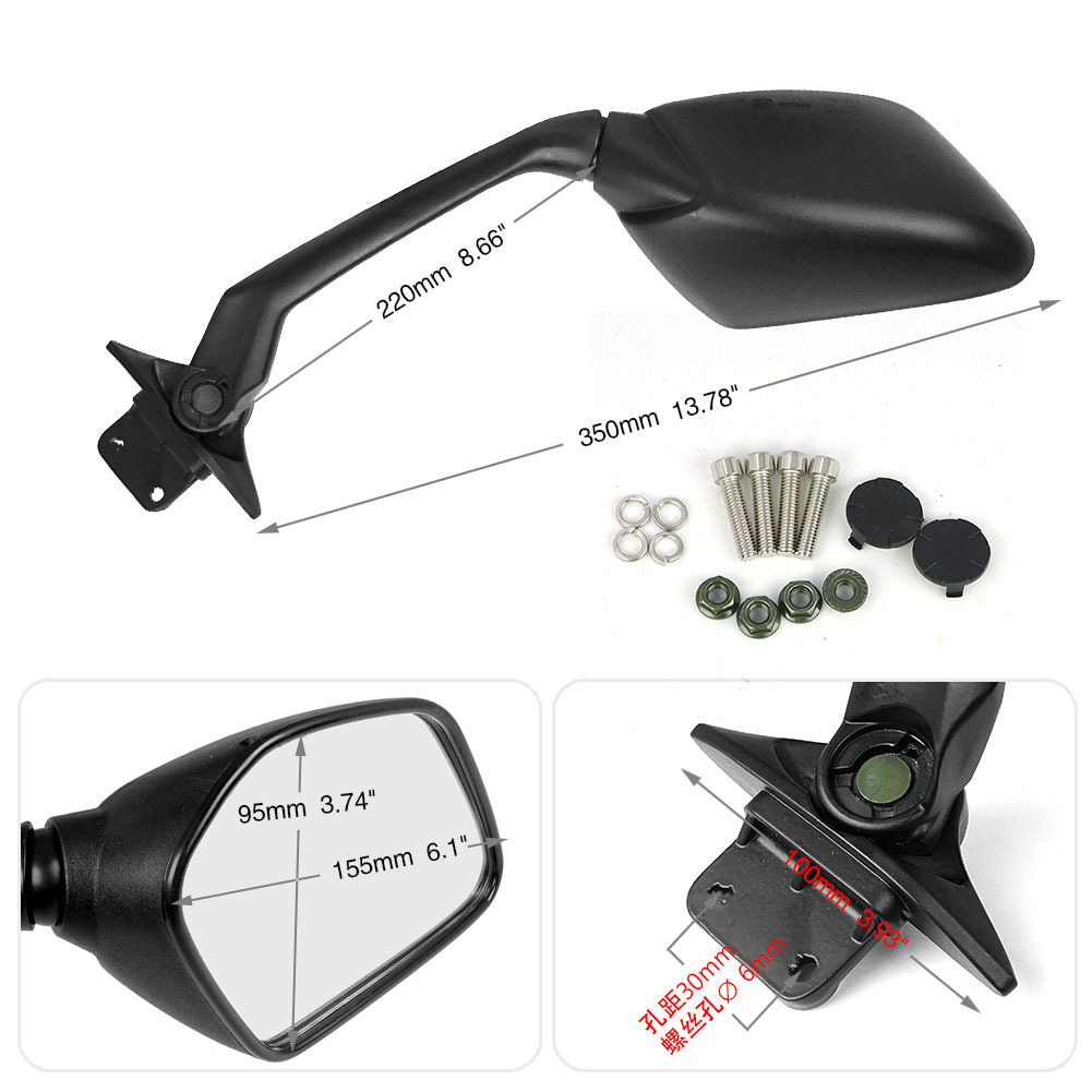 Motorcycle Accessories Modified Mirrors Suitable for Yamaha Yamaha Sports Car Rearview Mirror Tmax530