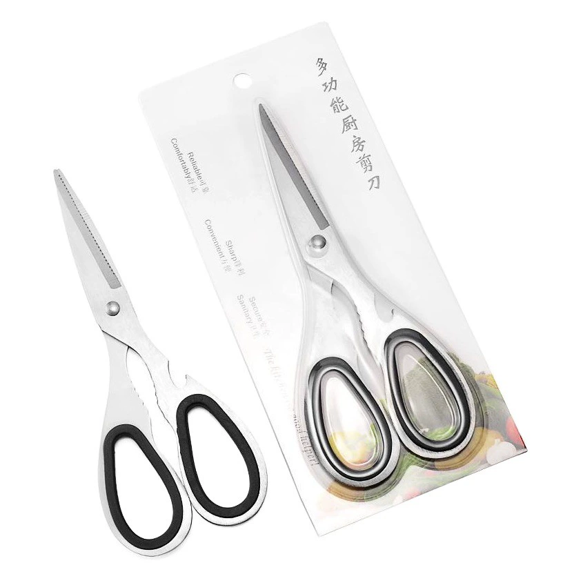 Yangjiang ножницы из нержавеющей стали бытовые Многофункциональные кухонные ножницы для куриных костей рыба кость овощи сильные Ножницы кухонные стальные ножницы