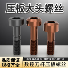 12.9级数控大头螺丝W型大压板螺钉M5*23 M5*25 M6*25车床刀杆螺栓