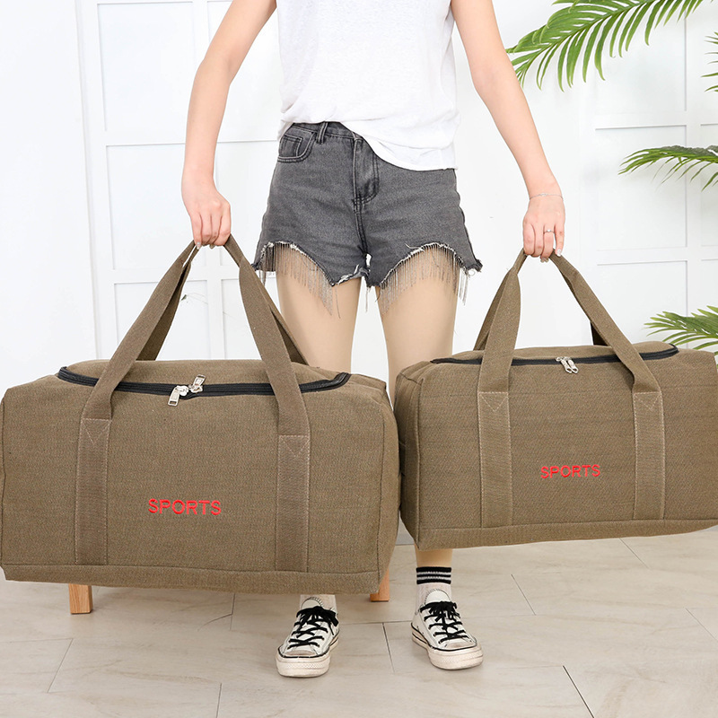 Luggage Bag Portable Large Canvas Work Backpack Handbag Travel Bag Large Capacity Wholesale Storage Moving Bag Luggage Bag Portable Large Canvas Work Backpack Handbag Travel Bag Large Capacity Wholesale Storage Moving Bag