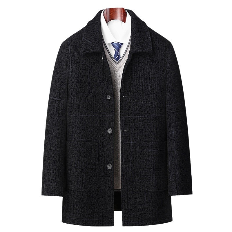 Prendas de vestir de invierno para abuelo, prendas de vestir de chenilla gruesa y con forro polar para hombre, prendas de vestir de algodón para personas de mediana edad y mayores, chaqueta acolchada de algodón para papá