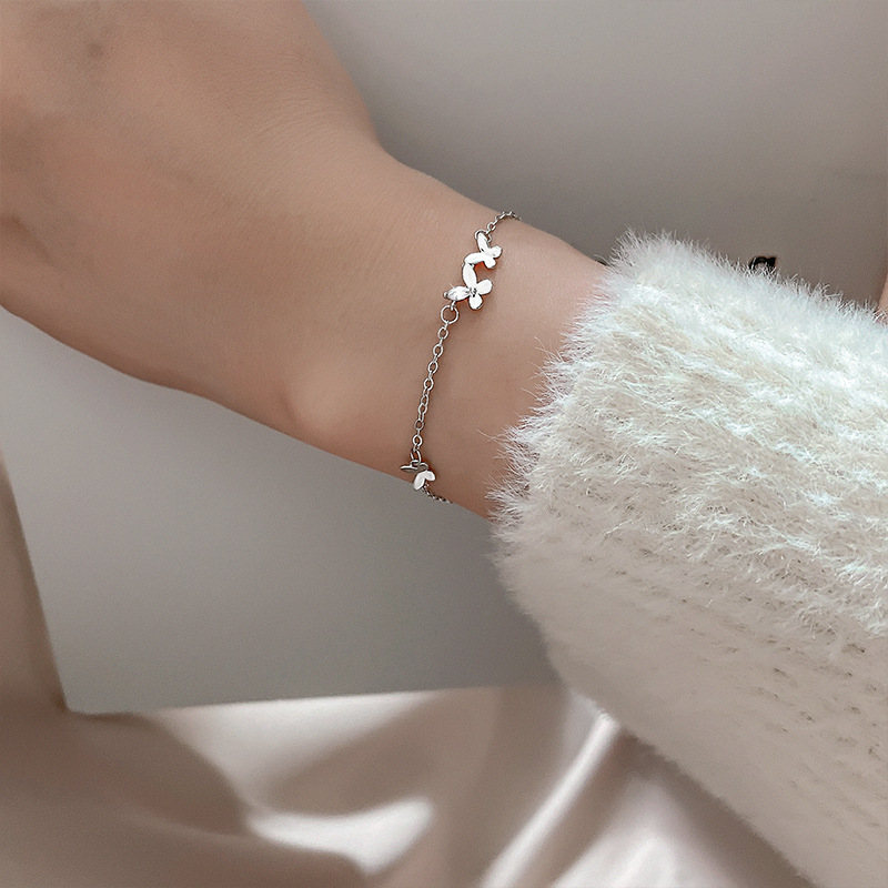 Style Simple Papillon Le Cuivre Placage Bracelets display picture 1