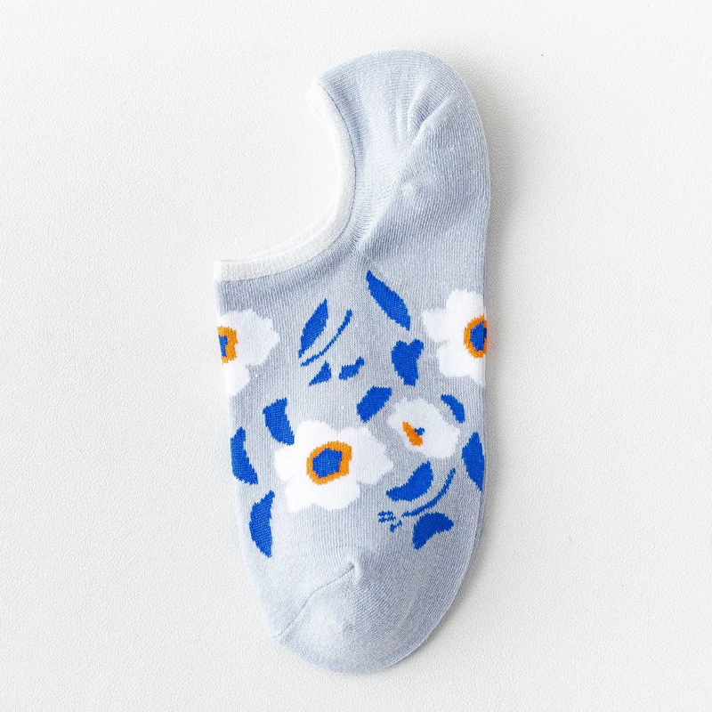 Tide, Japanese summer thin cartoon cute socks, thin cotton