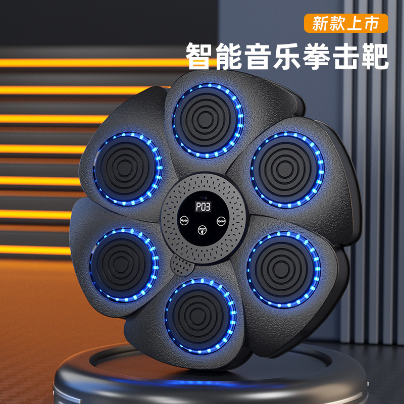 Cross-Border Smart Bluetooth Music Electronic Boxing Target Home Adult and Children Boxing Machine Universal Boxing Training Wall Target
