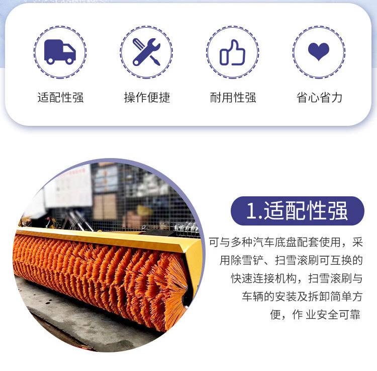 Снегоуборочная роторная щетка для погрузчика Hengwo