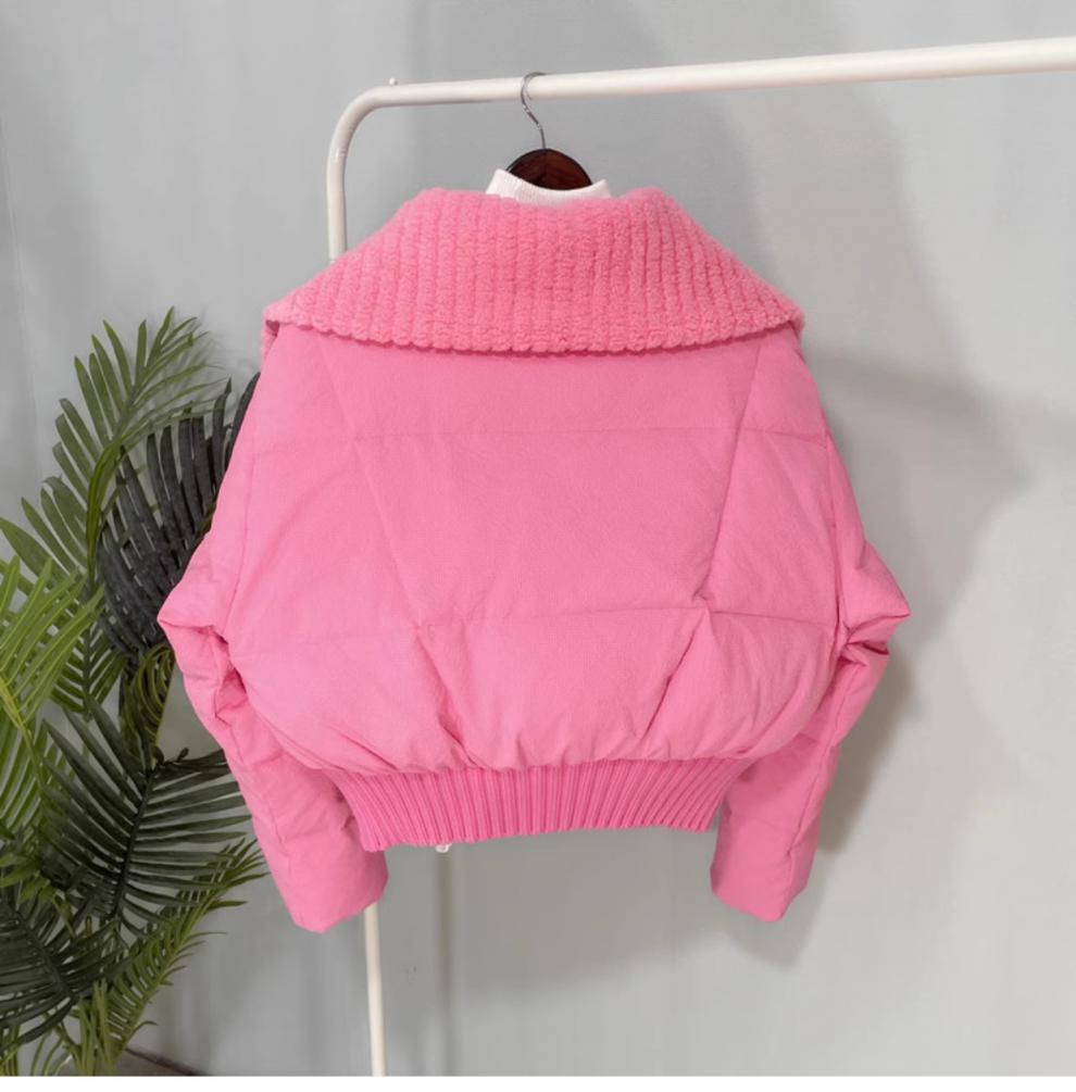 Women's Gender Button Design Casual Style Women's Casual Solid Color Button Single Breasted Coat Cotton Clothes