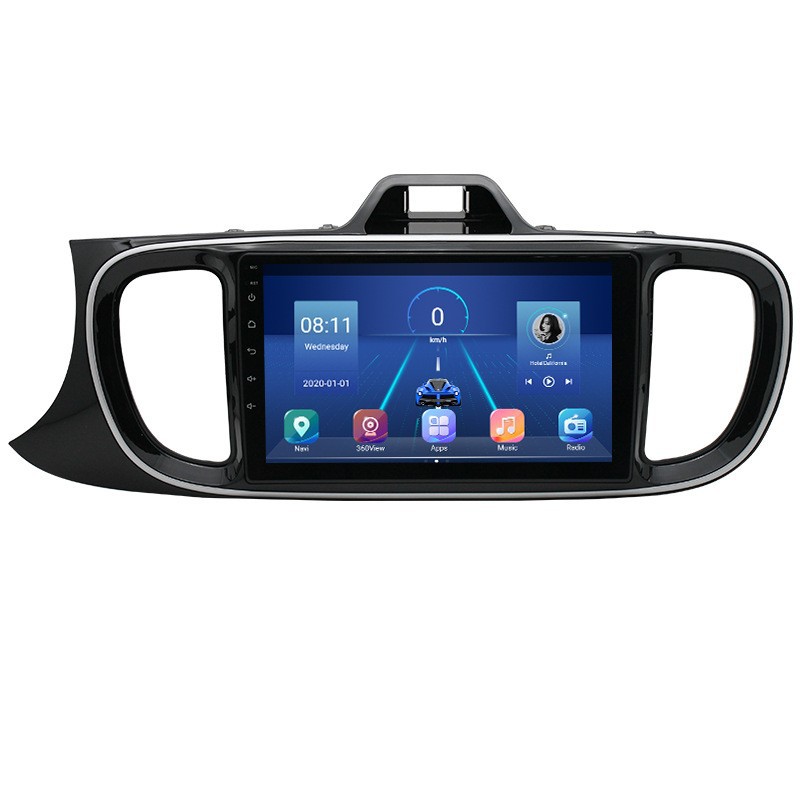 Aplicable a 17-19 Kia huanchianzhuo reproductor de navegación MP5 Radio 4 + 64 Carplay incorporado