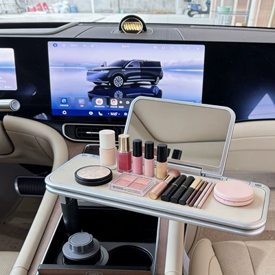 Cross-Border Popular Car Folding Table Board, Multifunctional Car-Mounted Folding Table Board, 70% off Foldable 360-Degree Rotating