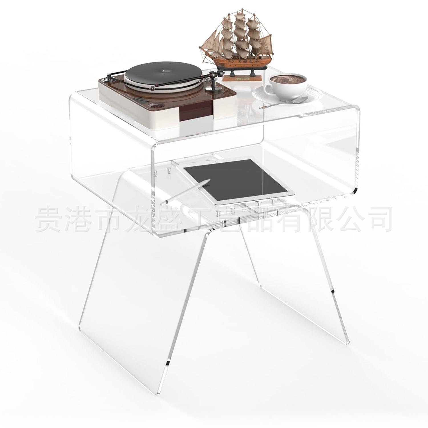 易于组装迷你床头柜 浴室边桌客厅现代茶几 紧凑设计卧室床头柜