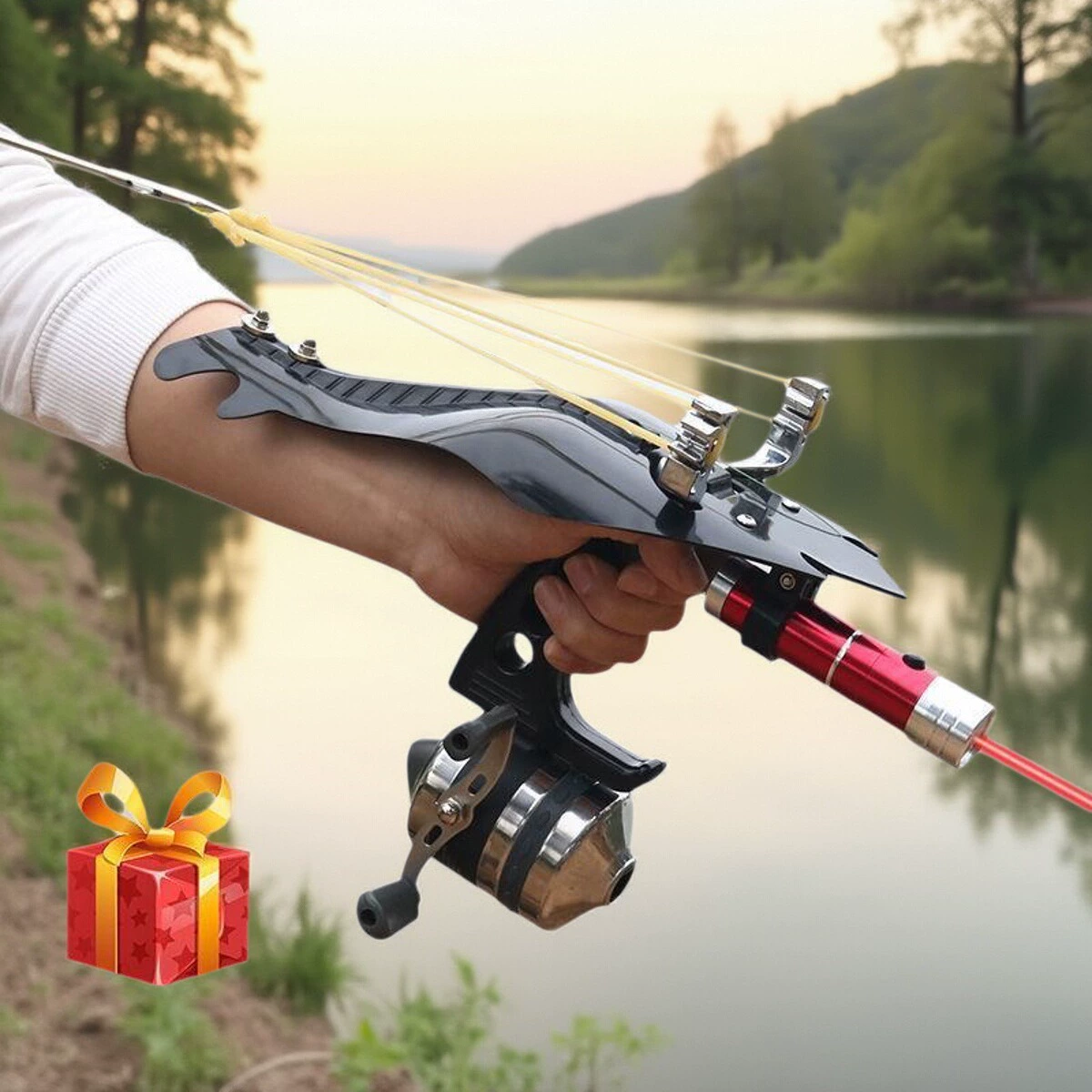 Новая модель артефакта для стрельбы по рыбам, автоматическая высокоточная рыболовная пусковая установка, стрела для рыбы, рыболовное ружье, устройство для стрельбы по рыбам.