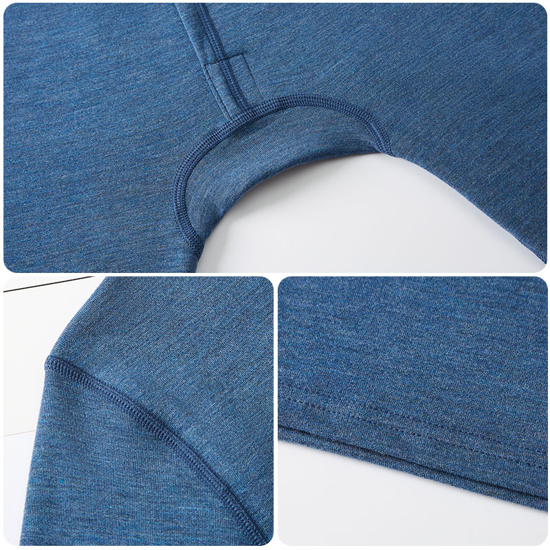 Ropa de otoño juvenil pantalones largos hombres de seda cepillada ropa interior térmica medio y grande niños estudiantes de secundaria traje de suéter de algodón
