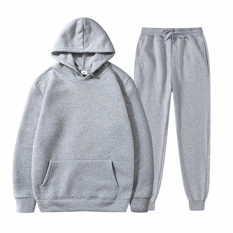 Men's Clothing Models Plus Velvet Thickened Hooded Jacket Solid Color Light Board Blank Hoodie Wholesale LOGO Printing Tide_voghion.com