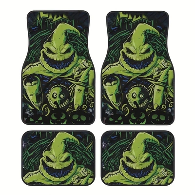 Temu Retro Nordic Style Car Floor Mats Carpet Four-Piece Set Stain-Resistant Floor Mats Cartoon Animation Car Stain-Resistant Floor Mats (Avtomobil döşəmə paspasları) - dsn-foot-pad-1-3344cm-two-piece-set