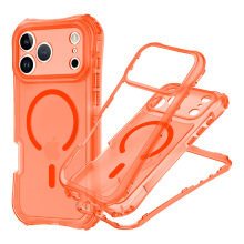 跨境南美新品适用IP 17 Pro Max美腰三合一磁吸精孔苹果17手机壳