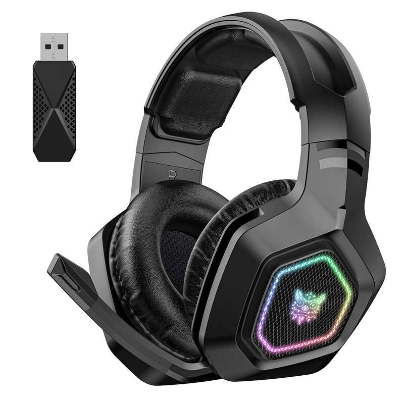 Cross-border New ONIKUMA B100 Wireless Gaming Headset Headset Bluetooth 2.4G Headset RGB Luminous