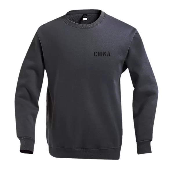 National series PV printed CHINA round neck sweater