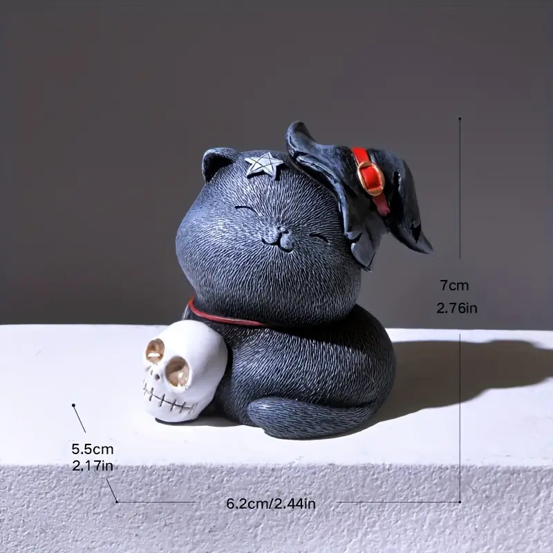 クリエイティブ樹脂かわいいペット猫ベーキングケーキデコレーションオーナメントかわいいニカ車のインテリア装飾オーナメント|undefined
