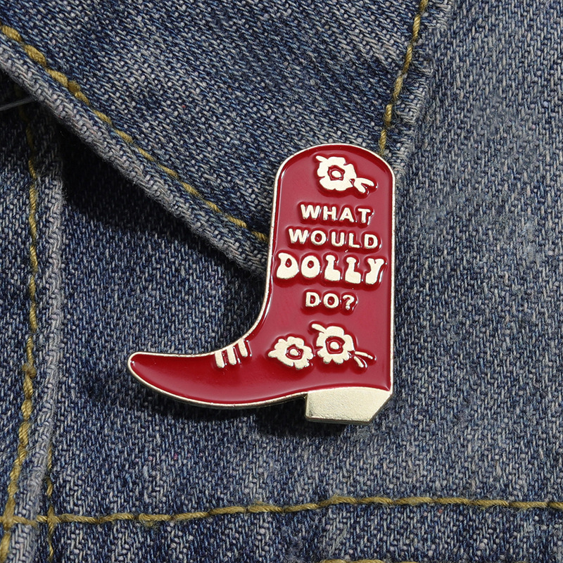 9g Weight Brooches Classification Daily, Street Occasion Alloy Material Boots Pattern Unisex Gender Stoving Varnish Design Vintage Style, Simple Style Style Vintage Style Simple Style Pin Boots Alloy Stoving Varnish Unisex Brooches 1