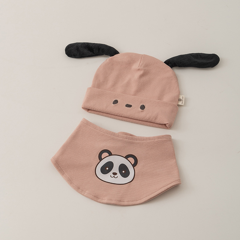 0-3 Meses de primavera y otoño delgado sombrero de bebés, algodón coreano, sombrero de bebés, perros