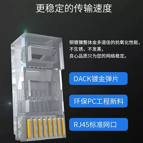 Кабельная система мониторинга сети Dahua AMP TCL, глава Crystal, категории 5, 6, 7, экранированный гигабит