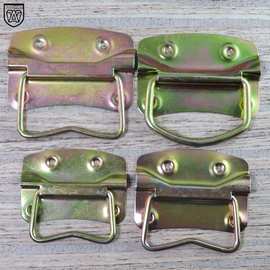 抬手箱包拉手镀彩拉环 把手 铁提手工业拉手 镀彩拉手 铁皮拉手