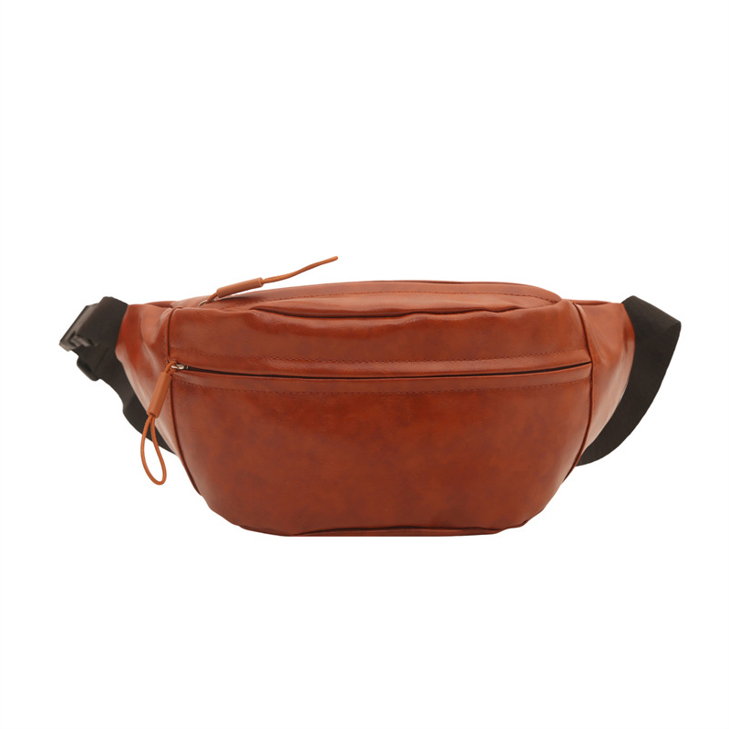 Diseño de tendencia 2026 bolso de hombro de cintura de gran capacidad bolso de hombro de color sólido para mujeres bolso de personalidad retro casual