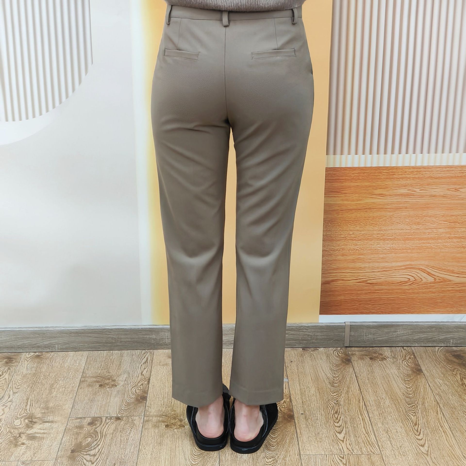 2024 new suit pants, casual pants, women's suit pants, slim fit pants, slim figure pants, women's solid color low waist pants